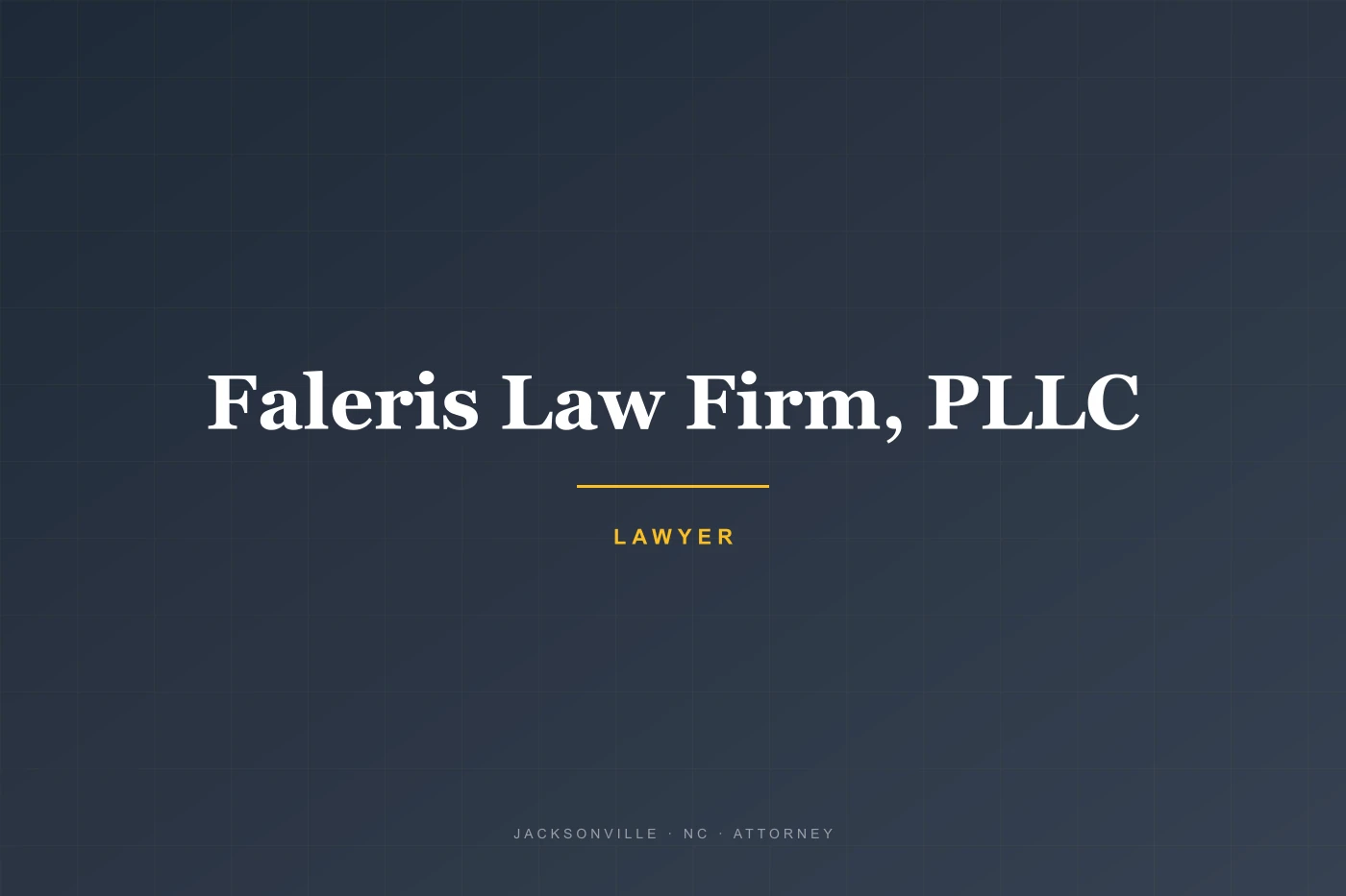 Faleris Law Firm, PLLC