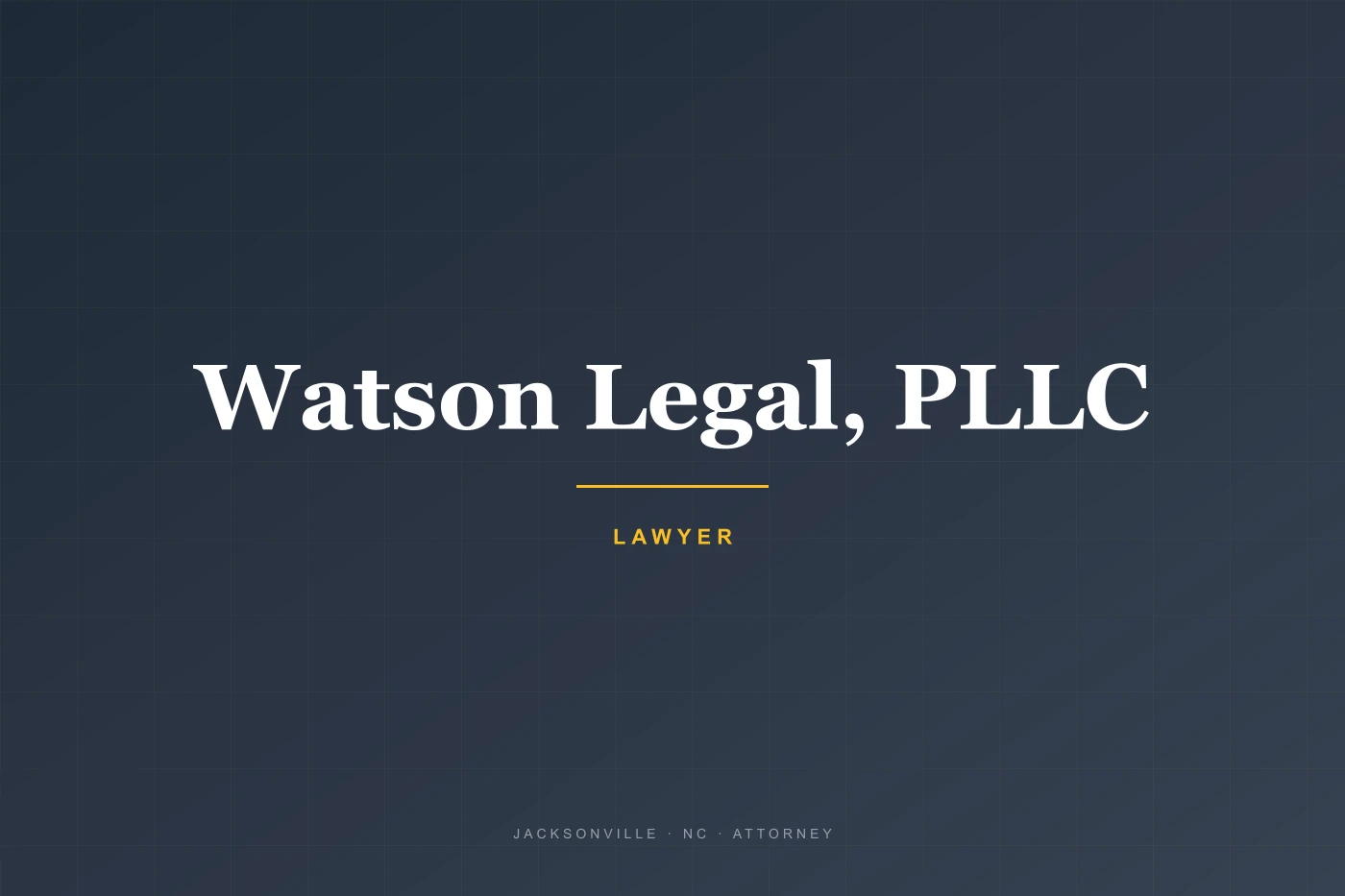 Watson Legal PLLC